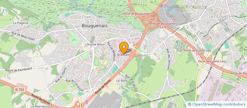 localisation de l'entreprise AEROGOM' CONCEPT à BOUGUENAIS