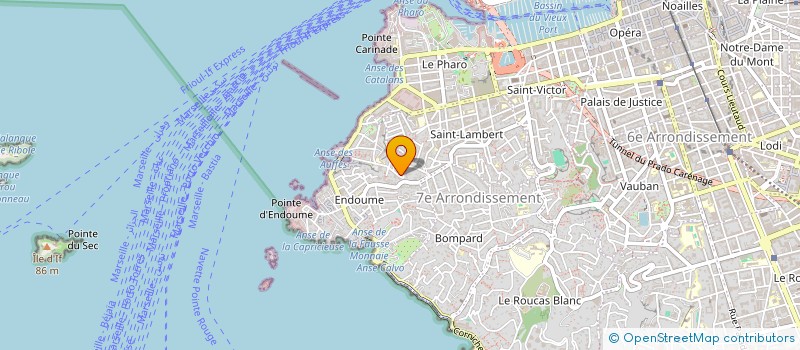 localisation de l'entreprise AEROGOM SOLUTION à MARSEILLE