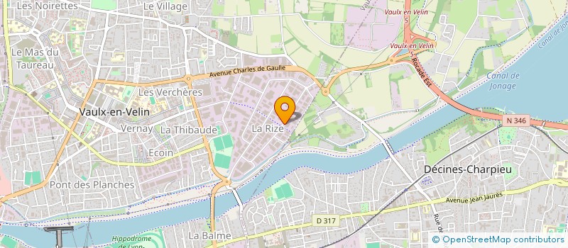 localisation de l'entreprise AEROGUM EXPERTISE SAS  VAULX-EN-VELIN