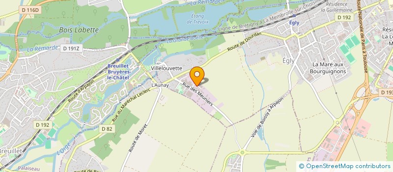 localisation de l'entreprise AEROLAB  VENDOME