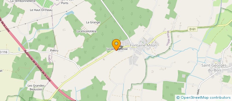 localisation de l'entreprise AEROLANE à MARCE