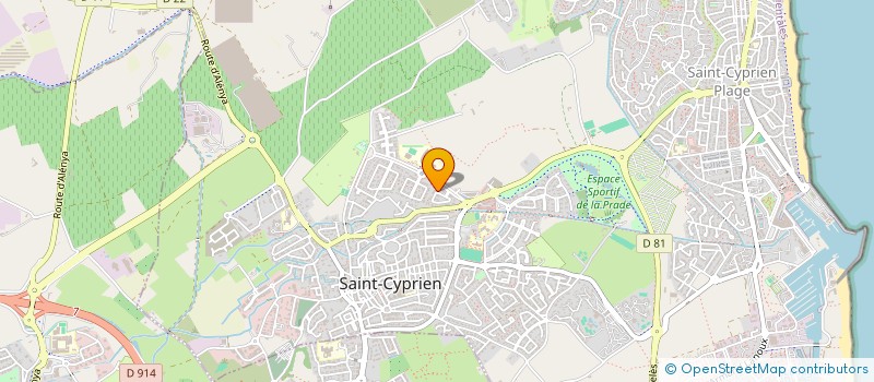 localisation de l'entreprise AEROLE  SAINT-CYPRIEN