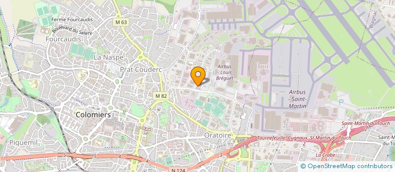 localisation de l'entreprise AEROLEAD à COLOMIERS
