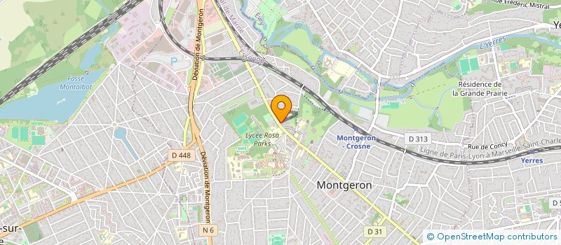 localisation de l'entreprise AEROLIA  MONTGERON