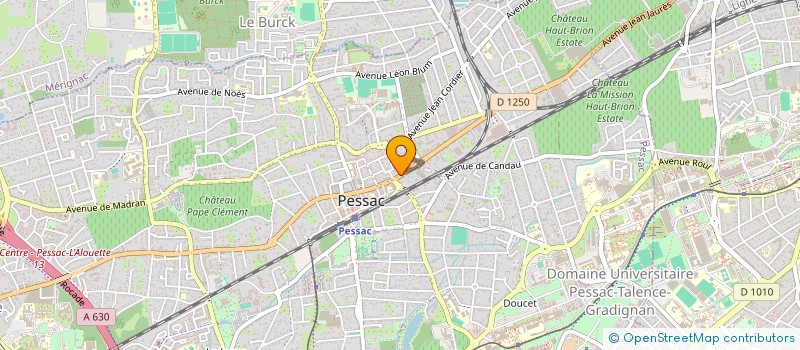 localisation de l'entreprise AEROLOCATION MERIGNAC  PESSAC