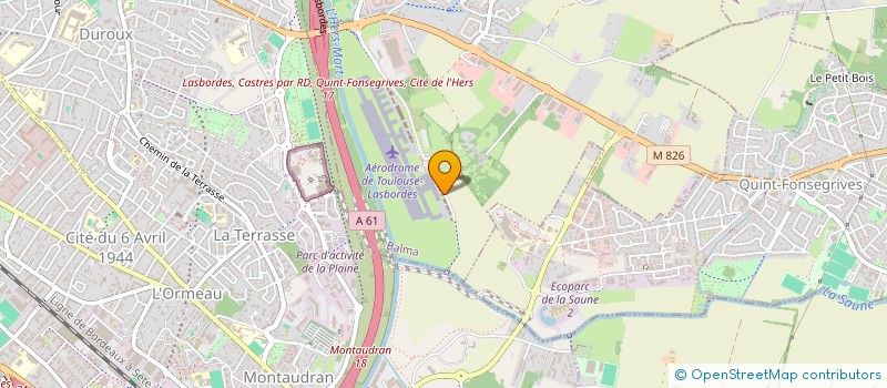 localisation de l'entreprise AEROLOG à BALMA