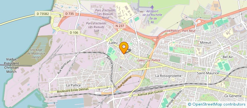 localisation de l'entreprise AEROLUXE  LA ROCHELLE