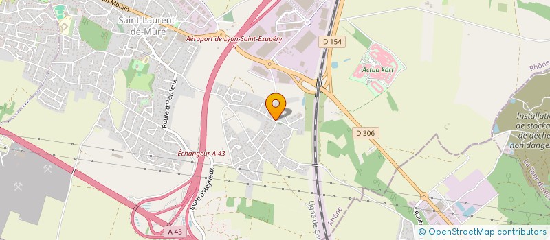 localisation de l'entreprise AEROLYS  SAINT-LAURENT-DE-MURE