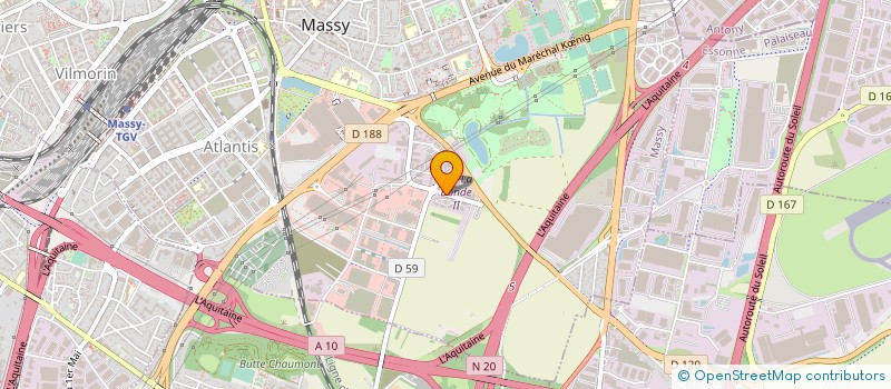 localisation de l'entreprise AEROMAPPER à MASSY