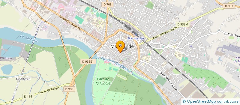 localisation de l'entreprise AEROMAT INDUSTRIES à MARMANDE
