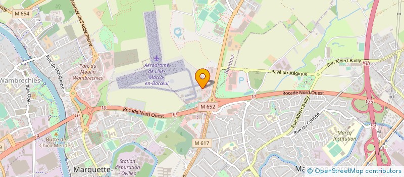 localisation de l'entreprise AEROMECA à BONDUES