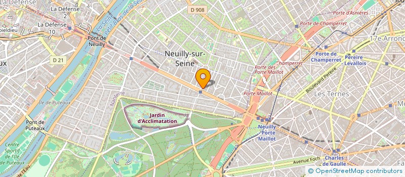 localisation de l'entreprise AEROMED AVIATION SERVICES à NEUILLY-SUR-SEINE