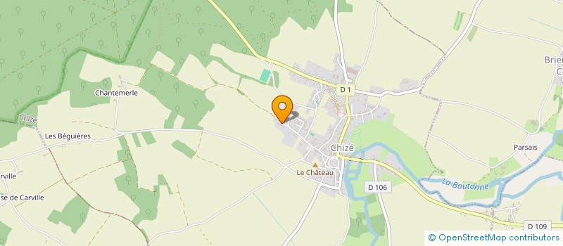 localisation de l'entreprise AEROMEDIA  CHIZE