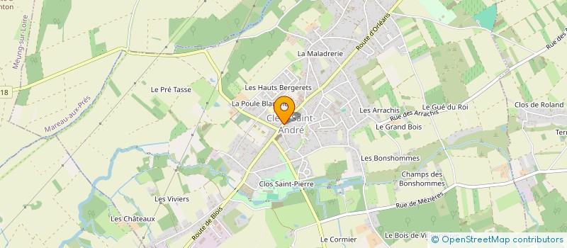 localisation de l'entreprise AEROMODELE CLUB DE CLERY SAINT ANDRE à CLERY-SAINT-ANDRE