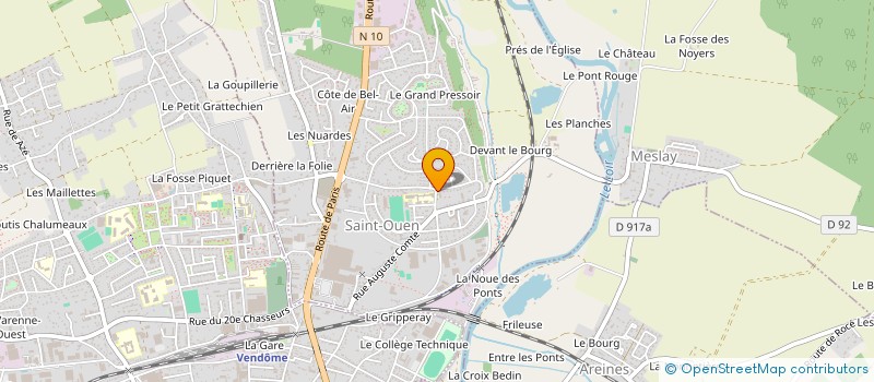 localisation de l'entreprise AEROMODELE CLUB DE LA BRISSE  VILLIERSFAUX