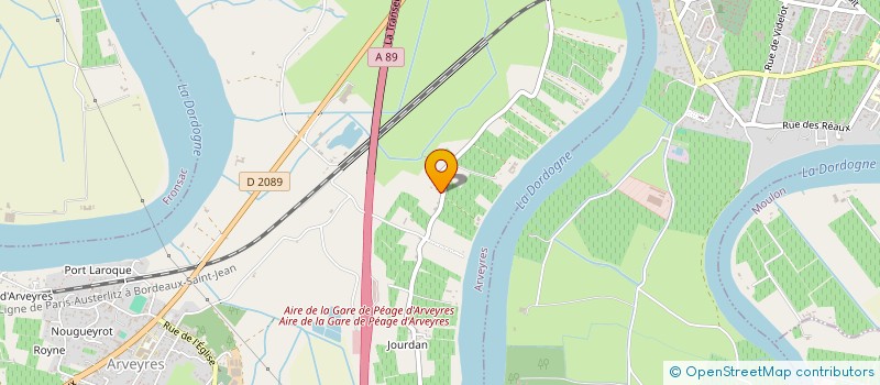 localisation de l'entreprise AEROMODELES CLUB DU LIBOURNAIS  ARVEYRES