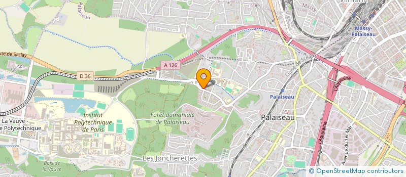 localisation de l'entreprise AERONAUTICA à PALAISEAU
