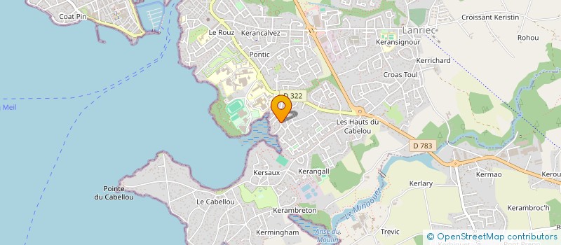 localisation de l'entreprise AERONAUTIQUE JEUNES BRETAGNE à CONCARNEAU