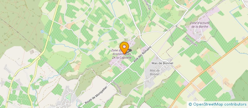 localisation de l'entreprise AERONAUTIQUE MAINTENANCE GENERALE à COURNONSEC