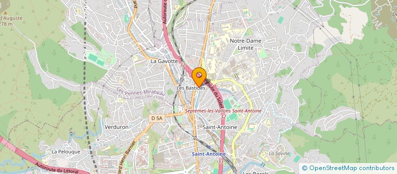 localisation de l'entreprise AERONAUTIQUE SERVICES à MARSEILLE
