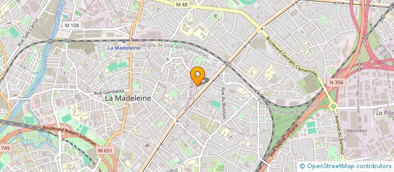 localisation de l'entreprise AERONET à LILLE