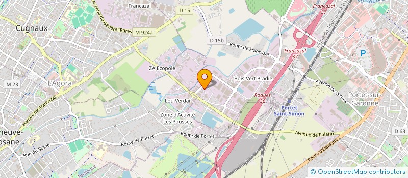 localisation de l'entreprise AERONET OF THINGS FRANCE  PORTET-SUR-GARONNE