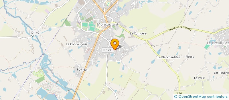 localisation de l'entreprise AERONET & SERVICE  MONCOUTANT-SUR-SEVRE