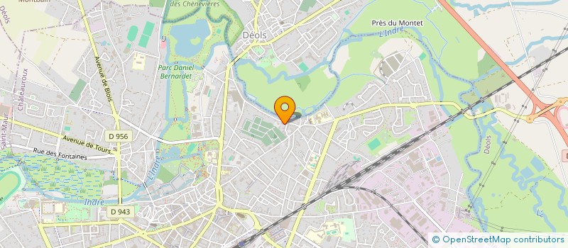 localisation de l'entreprise AERONOV à CHATEAUROUX