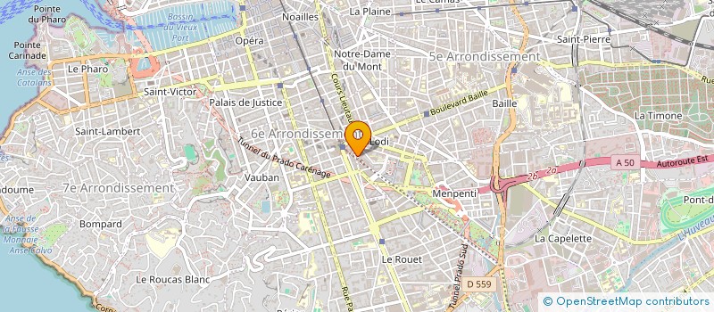 localisation de l'entreprise AEROPARC à MARSEILLE