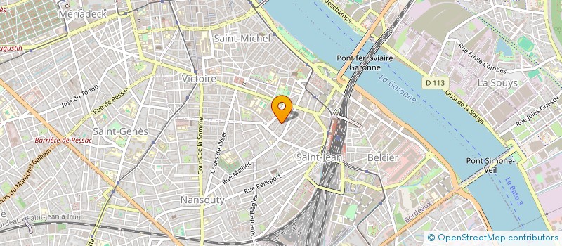 localisation de l'entreprise AEROPARK 33  BORDEAUX