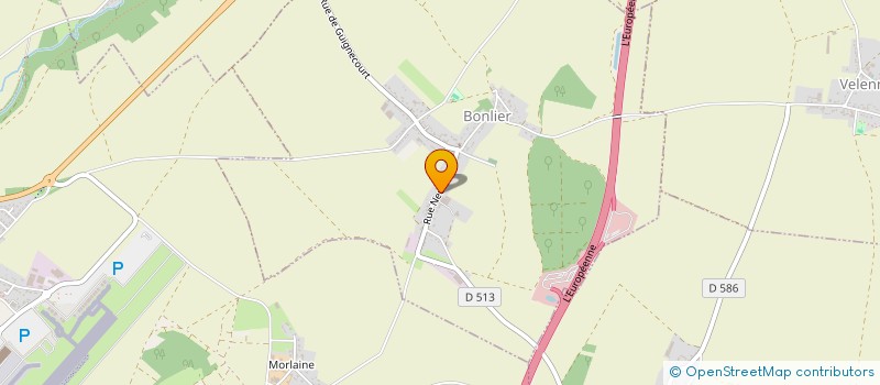 localisation de l'entreprise AEROPARK 60  BONLIER