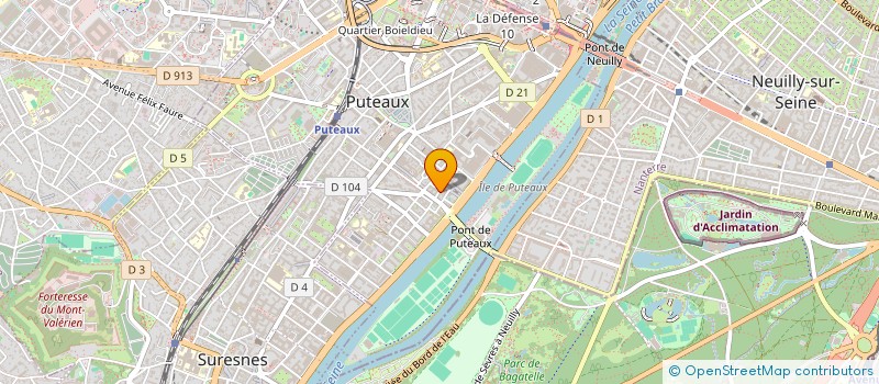 localisation de l'entreprise AEROPARTNERS SARL  PUTEAUX