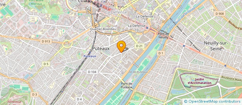 localisation de l'entreprise AEROPLANE à PUTEAUX
