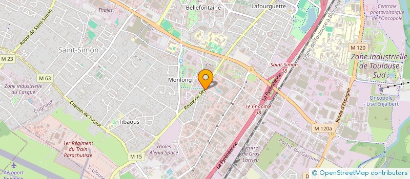 localisation de l'entreprise AEROPLANE EVENEMENTS  TOULOUSE