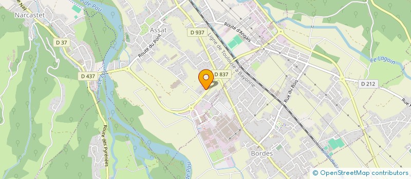 localisation de l'entreprise AEROPOLIS à ASSAT
