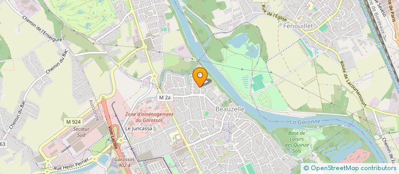 localisation de l'entreprise AEROPORT BLAGNAC TRANSPORT SERVICE - VTC 31  BEAUZELLE