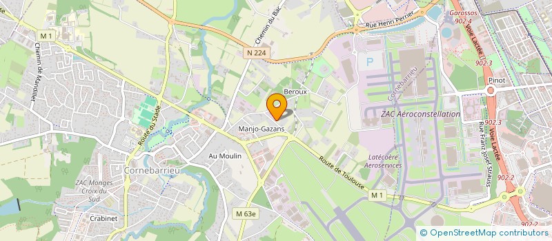 localisation de l'entreprise AEROPORT TOULOUSE-BLAGNAC DEVELOPPEMENT IMMOBILIER  BLAGNAC