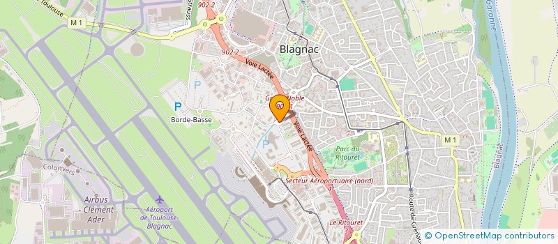 localisation de l'entreprise AEROPORT TOULOUSE-BLAGNAC DEVELOPPEMENT IMMOBILIER INDUSTRIEL  BLAGNAC