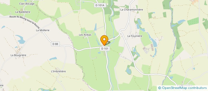 localisation de l'entreprise AEROPROPRE  LA CHAIZE-LE-VICOMTE