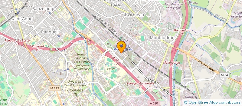 localisation de l'entreprise AEROPTIQUE à TOULOUSE