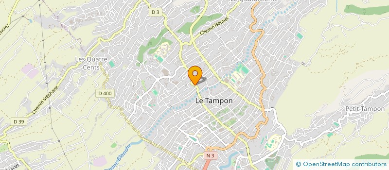 localisation de l'entreprise AEROSERVICE à LE TAMPON