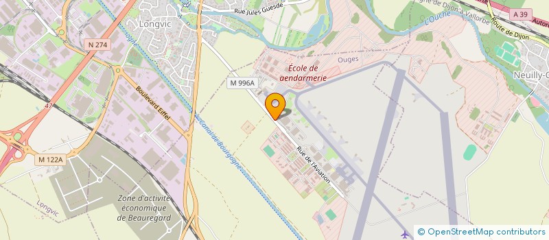 localisation de l'entreprise AEROSERVICE21 à OUGES