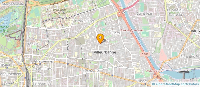 localisation de l'entreprise AEROSTAR ENGINEERING FRANCE  VILLEURBANNE