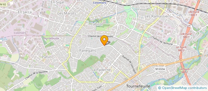 localisation de l'entreprise AEROSTRUCTURE CONSULTANCY à TOURNEFEUILLE