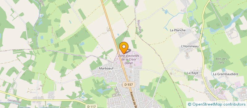 localisation de l'entreprise AEROTECHNIC  GENESTON