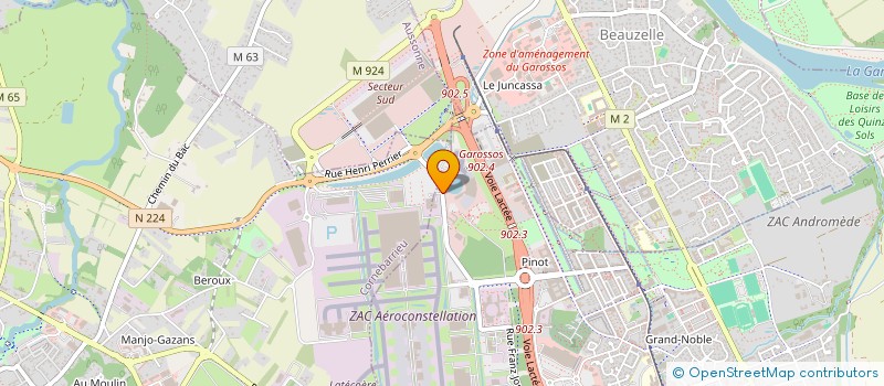 localisation de l'entreprise AEROTHEQUE GRAND TOULOUSE à BLAGNAC