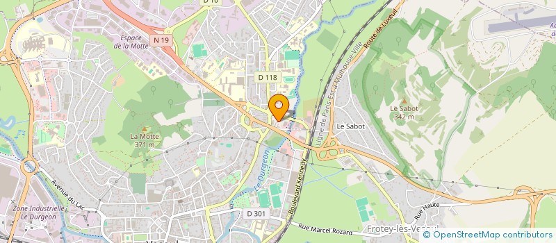 localisation de l'entreprise AEROTHERMIE DISTRIBUTION EST  VESOUL