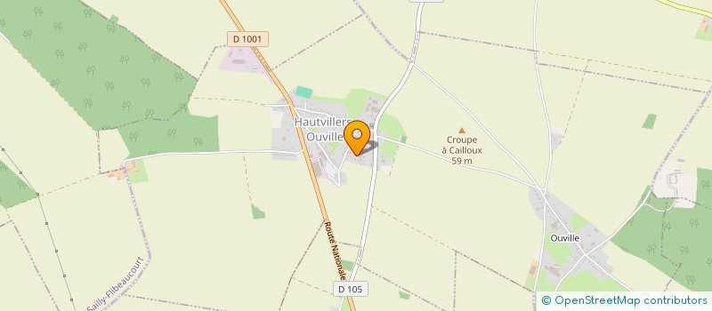 localisation de l'entreprise AEROTHERMIE PICARDIE CHAUFFAGE ET CLIMATISATION  HAUTVILLERS-OUVILLE