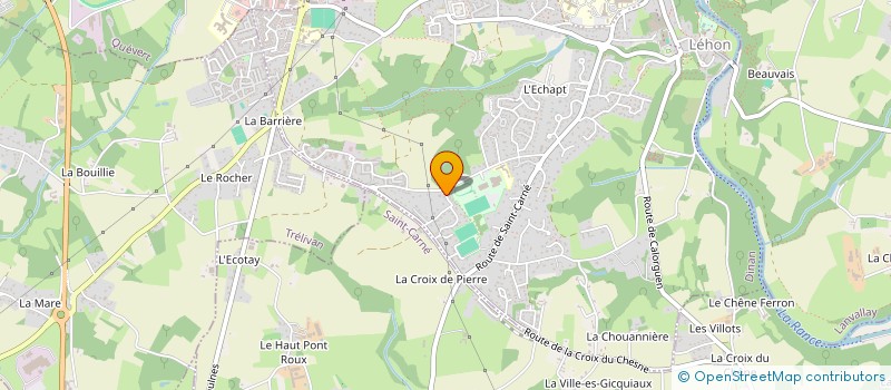 localisation de l'entreprise AEROVAL  DINAN