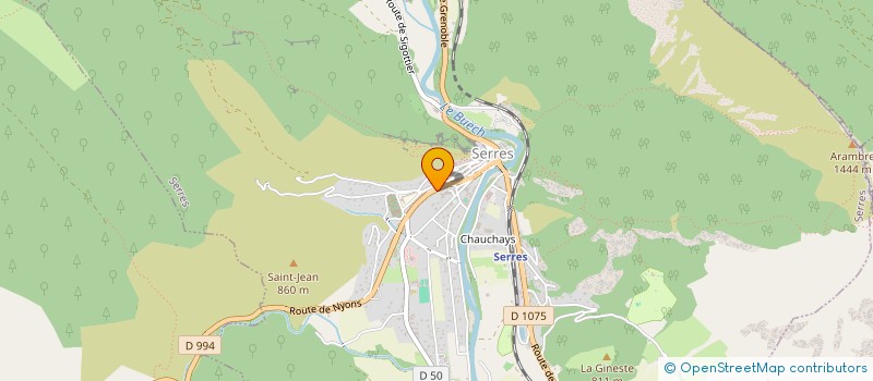 localisation de l'entreprise AEROVOL-PARAPENTE  SERRES